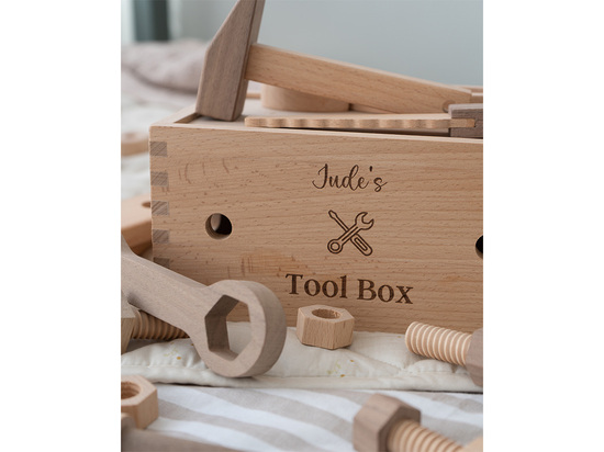 Personalised Children's Play Tool Box 