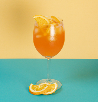 Orange cocktails