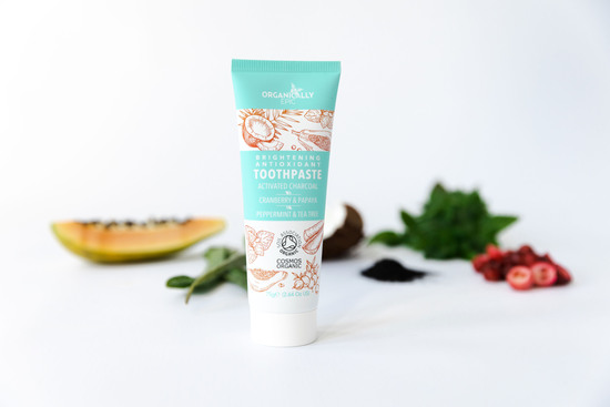 organically epics brightening antioxidant toothpaste