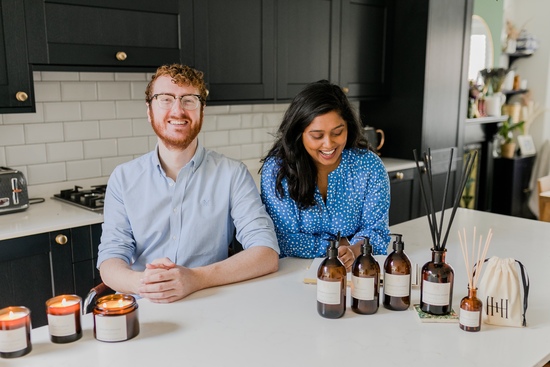 Handmade In Harpenden Founders Henry and Farhana