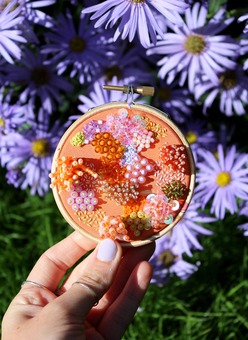 imogen melissa, embroidered hoop 