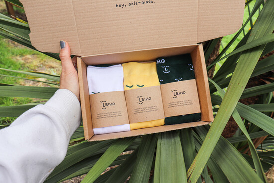Leiho Bamboo Socks Gift Set