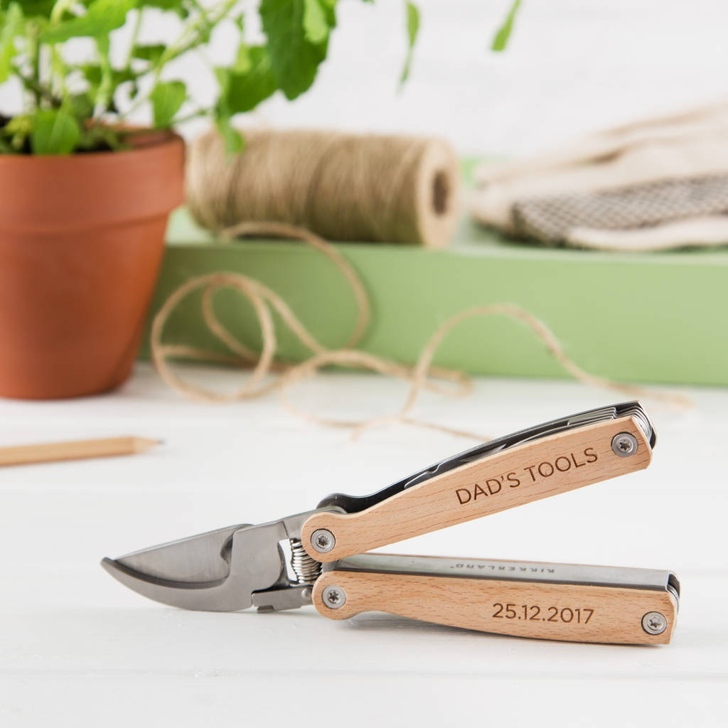 Personalised Father's Day Gardening Pruner Multi Tool